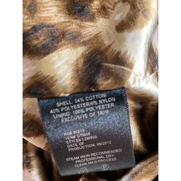 Sam Edelman Size M Double Breasted Trench Coat Black Embellished Studded Edgy - Picture 9 of 9